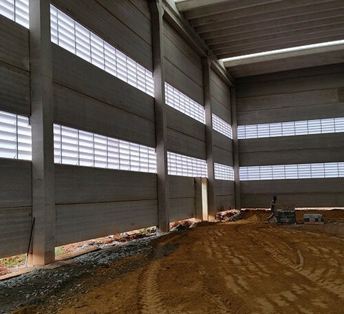 Instalação de Venezianas Industriais em Atibaia 2014